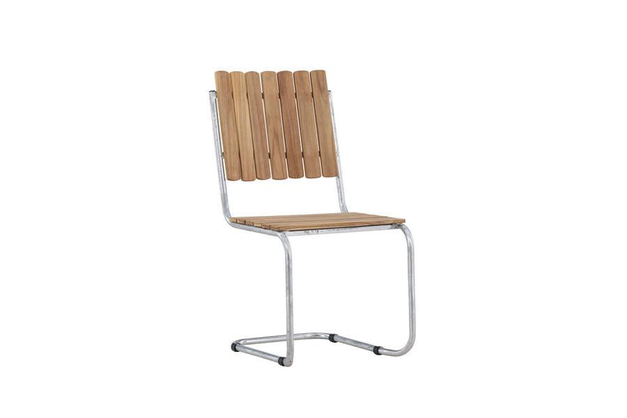 Holmsund spisebænk - zink - / teak