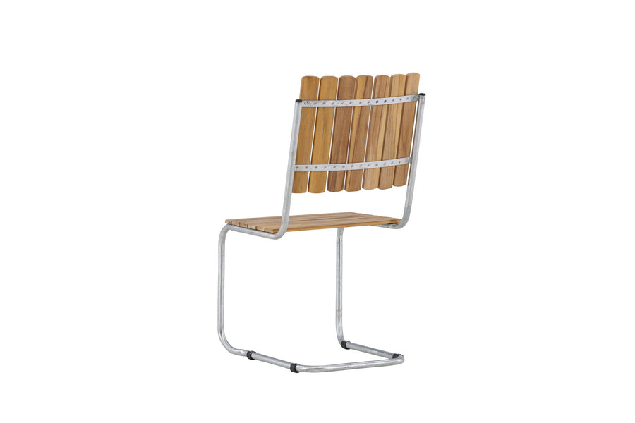Holmsund spisebænk - zink - / teak