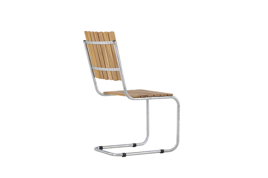Holmsund spisebænk - zink - / teak