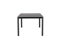 Togo spisebord 200*100 - sort / teak