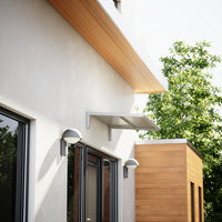 MODERN entrétak, L130 x D85 x H27,5 cm, grå