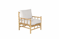 CANE Lænestole natur/lys grå