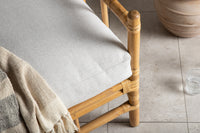 CANE Lænestole natur/lys grå