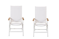 Chaise position Panama lot de 2 