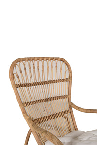 ELLA lænestol med skammel 