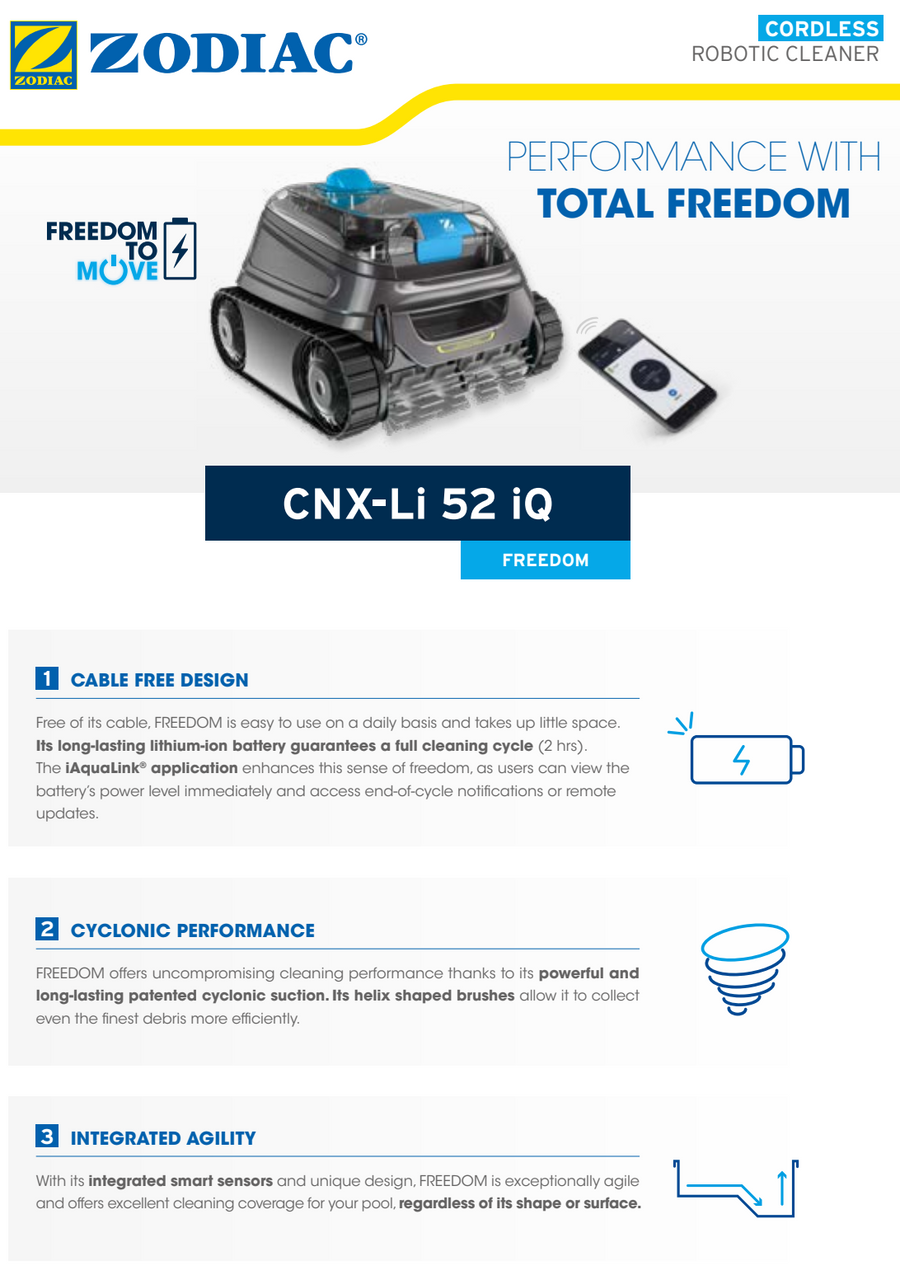 FREDOOM 52 CNX-Li iQ poolrobot