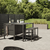 Umami modul 2 med barbord og 2 barstole, sort