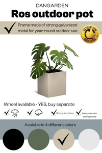 ROS utendørs potter 2-pakning