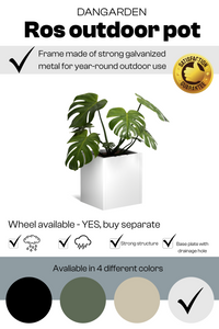 ROS udendørs krukker 2-pak