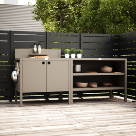 Specialpris UMAMI udekøkken modul 1 + 2 inkl. overtræk, beige