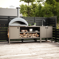 UMAMI udendørs køkkenpakke, vaskemodul samt modul 3, beige