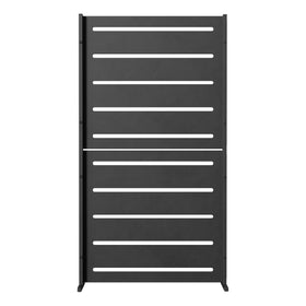 RAMA brise-vue 1 section haute, noir, L80 x P30 x H153 cm