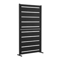 RAMA indsyningsskærm 1 sektion høj, sort, B80 x D30 x H153 cm