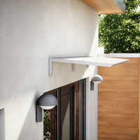 MODERN entrétak, L200 x D85 x H27,5 cm, grå