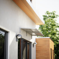 MODERN entrétak, L260 x D85 x H27,5 cm, grå