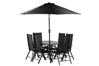 BREKKI Madgruppe inkl. parasol sort