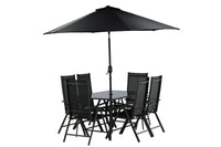 BREKKI Madgruppe inkl. parasol sort