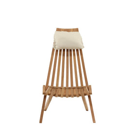 Fauteuil lounge KENYA en teck