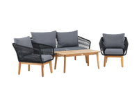 Chania sofa gruppe med sofabord