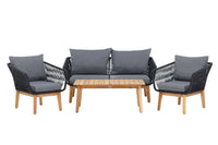 Chania sofa gruppe med sofabord