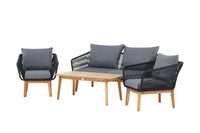 Chania sofa gruppe med sofabord