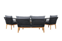 Chania sofa gruppe med sofabord