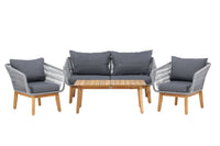 Chania sofa gruppe med sofabord