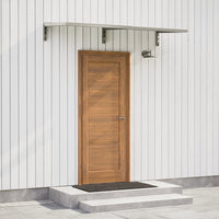 MODERN entrétak, L200 x D85 x H27,5 cm, grå