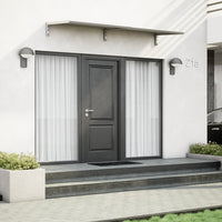 MODERN entrétak, L260 x D85 x H27,5 cm, grå