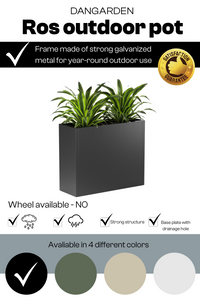 ROS utendørs potter 2-pakning