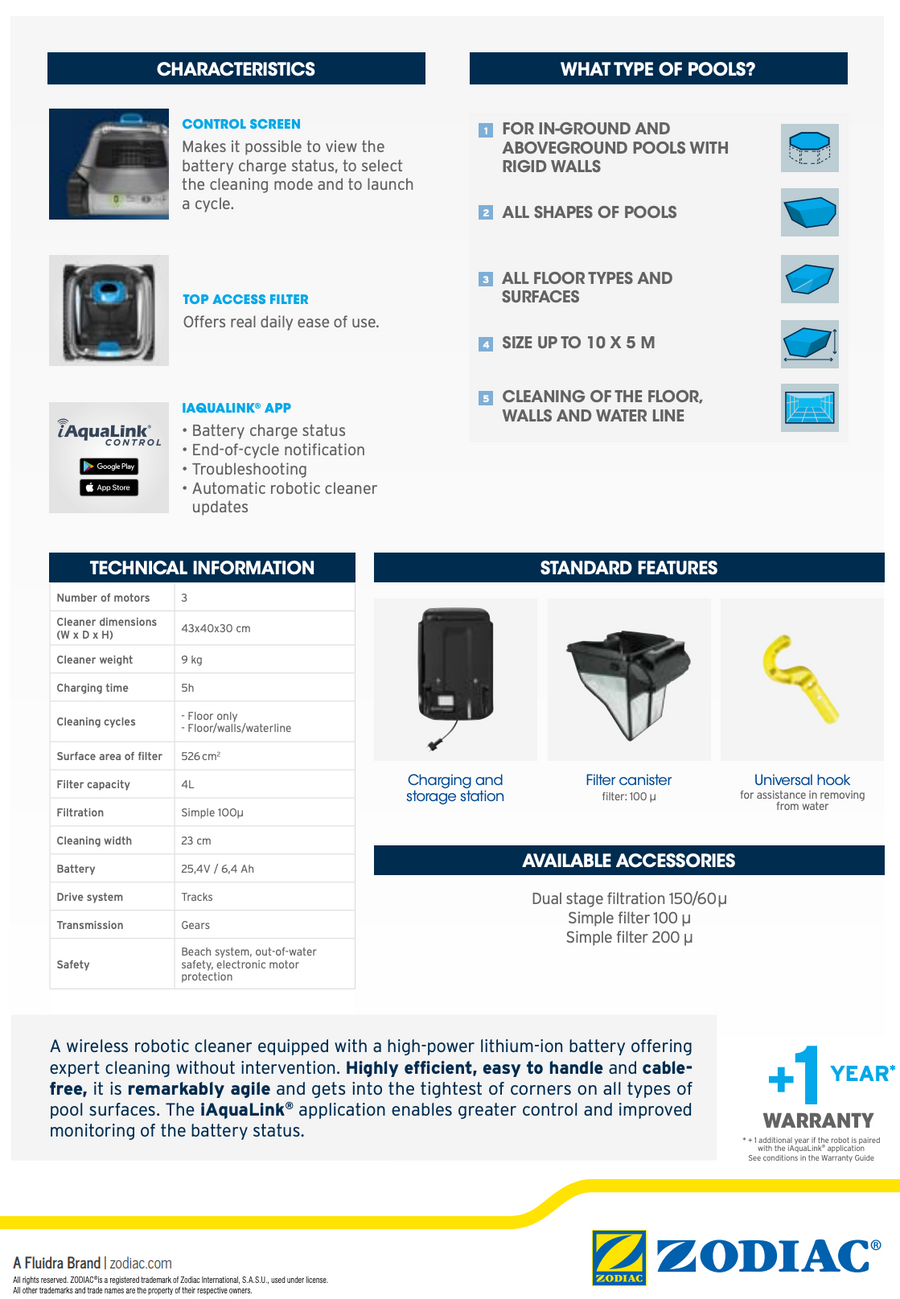 FREDOOM 52 CNX-Li iQ poolrobot