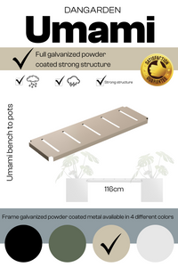 ROS bænk til potter