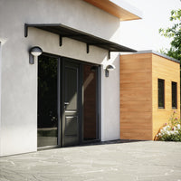 MODERN entrétak, L390 x D85 x H27,5 cm, sort