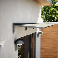 MODERN entrétak, L390 x D85 x H27,5 cm, sort