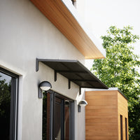 MODERN entrétak, L390 x D85 x H27,5 cm, sort