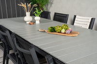 Levels spisebord 229/310 - sort / grå + Copacabana spise stol - sort