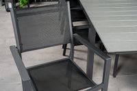 Levels spisebord 229/310 - sort / grå + Copacabana spise stol - sort