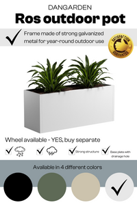 ROS udendørs krukker 2-pak