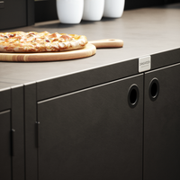 UMAMI udendørs køkkenpakke, vaskemodul, modul 1 og modul 2, sort