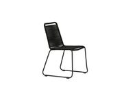 Lot de 2 chaises de salle à manger Lindos (empilables)