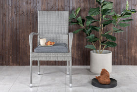 Chaise de salle à manger Anna lot de 2 (empilable)