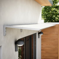 MODERN entrétak, L520 x D85 x H27,5 cm, grå