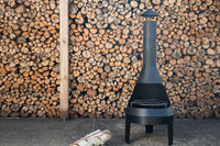 Marongo peis / grill metall - svart