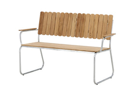 Banc Holmsund - bois / zinc