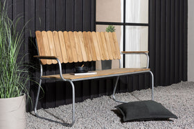 Banc Holmsund - bois / zinc