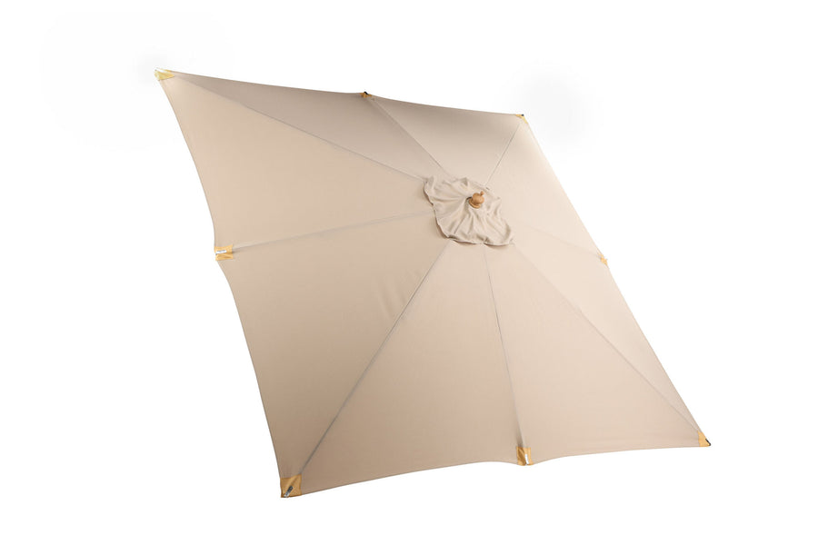 Naxos parasoll 3*3m - beige / trä