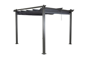 Lazio pergola 300*300 - mörk grå