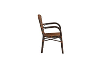 Galera spise stol - brun / alu