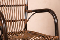 Galera spise stol - brun / alu