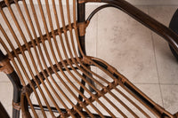 Galera spise stol - brun / alu